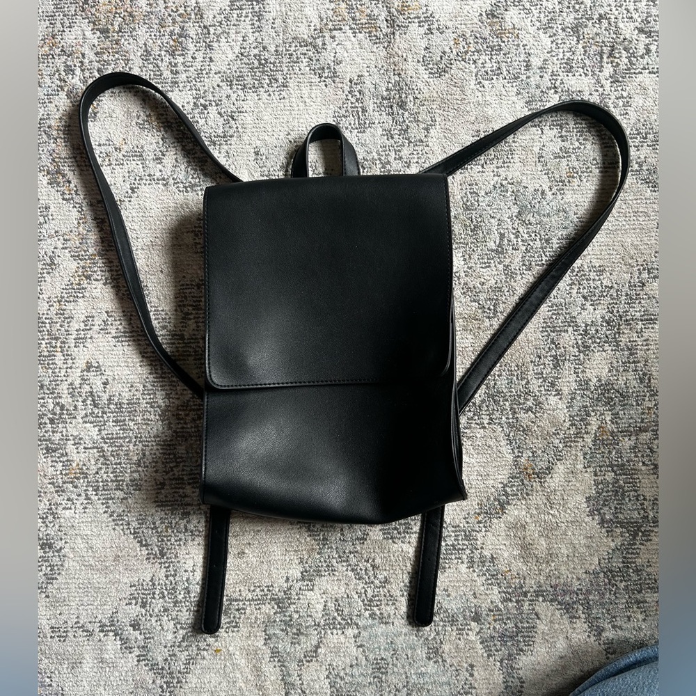 Black Mini Backpack